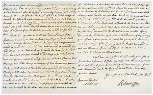 Carta de Robert Clive a Thomas Pelham-Holles, 23 de fevereiro de 1757. de Robert Clive
