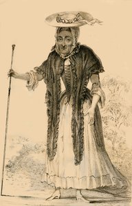 Jane Lewson, Notável por sua idade e peculiaridades, 1821. de Robert Cooper