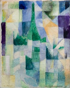 Janelas Simultâneas Nº 2,1912 (Óleo sobre tela) de Robert Delaunay