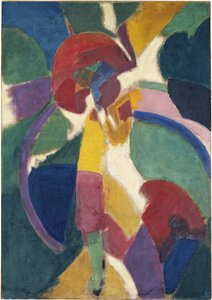 Mulher com um guarda-sol, 1913