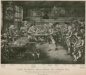 Tribunal de Equidade, Belle Savage Inn, Ludgate Hill, Londres