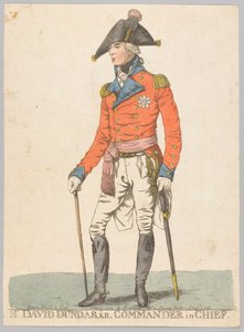 Sir David Dundas, KB, Comandante em Chefe de Robert Dighton