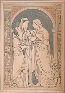 Uma imagem de mosaico de mármore, do Baron H. De Triqueti, Paris, 1893. de Robert Dudley