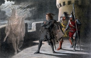 Uma cena de Macbeth, século XVII