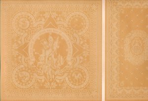 Roupa de damasco do Sr. C. Faber, Stuttgart e Srs. Burre Bros. Dumferline, 1863 de Robert Dudley