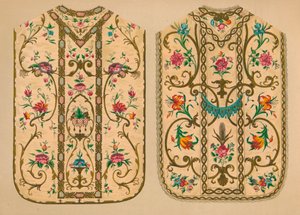Chasubles bordados por Luigi & Ersilia Martini, 1893. de Robert Dudley