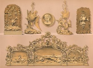 Esculturas em madeira, 1893. de Robert Dudley