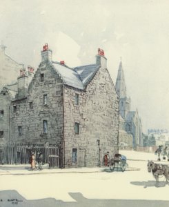 Glasgow: Provands Lordship (litografia a cores) de Robert Eadie