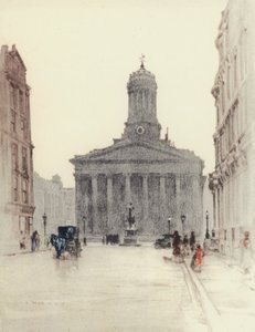 Glasgow: The Royal Exchange (litografia a cores) de Robert Eadie