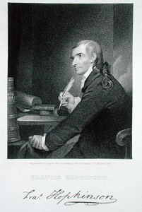 Francis Hopkinson (1738-91) gravado por James Barton Longacre (1794-1869) (gravura) de Robert Edge (after) Pine