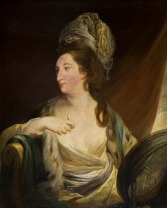 Retrato de Elizabeth Simpson, Lady Bridgeman (1735-1806), c.1750-88 (óleo sobre tela) de Robert Edge Pine