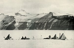 Acampamento sob a cordilheira selvagem, 20 de dezembro de 1911, 1913