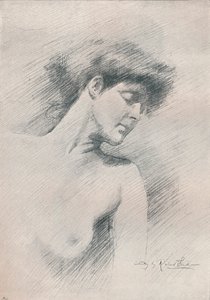 Estudo Feminino, c1895, 1897