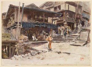 Uma rua em Ikao, Japão, I de Robert Frederick Blum