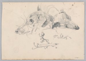cão e leão de Robert Frederick Blum