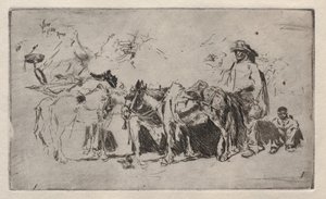 Homens e burros, Roma de Robert Frederick Blum