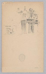 San Lorenzo em Miranda, Roma, Itália de Robert Frederick Blum