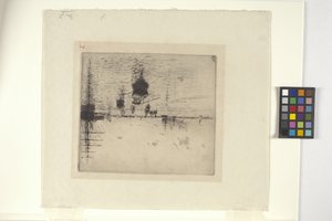 Navegação na lagoa veneziana (gravura) de Robert Frederick Blum