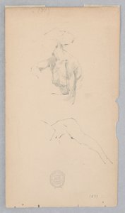 Dois estudos após o nu de uma mulher de Robert Frederick Blum