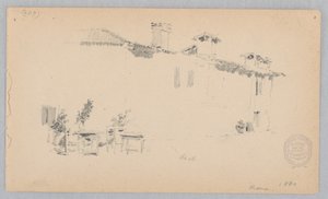 Vista de Roma, Itália de Robert Frederick Blum