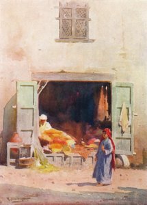 Uma loja do Cairo, c1880, 1904