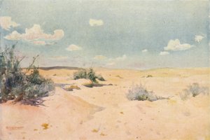 Um Estudo do Deserto em Tel-El-Kebir, c1880, 1904 de Robert George Talbot Kelly