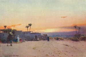 Uma vila de Fellah, c1880, 1904 de Robert George Talbot Kelly