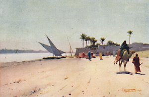Uma vila do Nilo, c1880, 1904 de Robert George Talbot Kelly