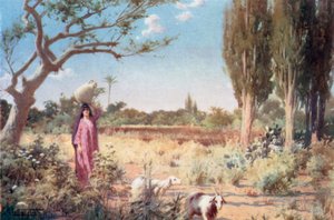 Uma Pastoral perto de Damietta (litografia a cores)