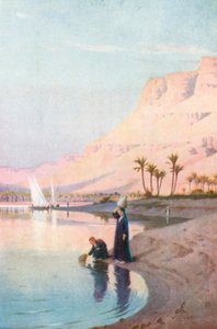 Gibel Kasr-es-Saad (litografia a cores)