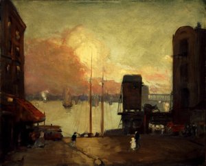 Nuvens Cumulus, East River, 1901-1902.