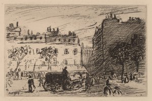 Cena de rua de Paris de Robert Henri