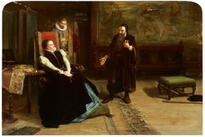 A conferência entre Maria, Rainha dos Escoceses e João Knox no Holyrood Palace