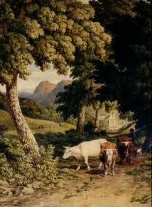 Paisagem com gado e pastor, 1810 (wc em papel de wove)