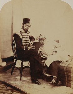 Lockart, 31º (Huntingdonshire) Regimento do Pé, 1856 (foto sépia)