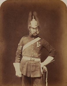 Sargento-Major Stewart, 5º (Princesa Charlotte do País de Gales) Dragoon Guards de Robert Howlett