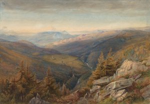 Vista da montanha, 1863-67. de Robert J. Pattison
