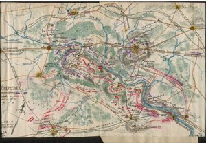 (Mapa da Primeira Batalha de Bull Run) LOC gvhs01.vhs00060