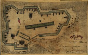 Forte Lyon, perto de Alexandria, Virgínia LOC gvhs01.vhs00285