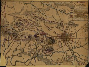 Gettysburg terceiro dia. Posição das tropas