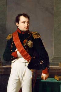 Detalhe de um retrato de Napoleão Bonaparte, 1812