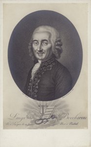 Luigi Boccherini, compositor e violoncelista italiano (1743-1805). de Robert Lefevre