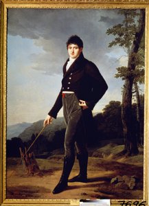 Retrato do Conde Andrey Bezborodko. Pintura de Robert Lefevre (1756-1830) de Robert Lefevre