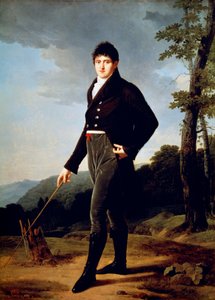 Retrato do conde Andrey Bezborodko, 1804. de Robert Lefevre
