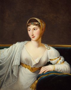 Retrato da Princesa Pauline Borghese, esposa do General Leclerc (óleo sobre tela) de Robert Lefevre