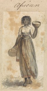 Mulher Africana com Cestos