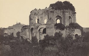 O Templo Minerva Medica e os arredores, 1861 (foto) de Robert MacPherson