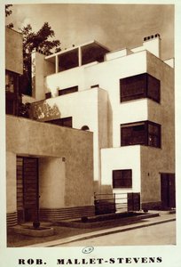 Casa na rue Mallet-Stevens, 16º Arrondissement, em Paris, c.1930