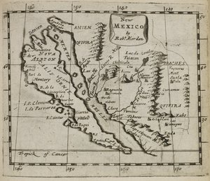 Maps.C.39.a.11, mapa 57 Novo México de Robert Morden