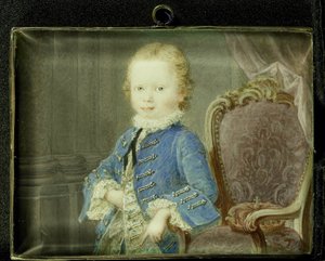 William V (1748-1806), Príncipe de Orange-Nassau, quando criança de Robert Mussard